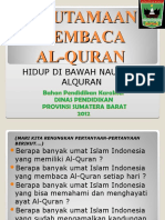 Keutamaan Membaca Al Quran - 2