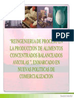 Reingeniería de Procesos en La Producción de Alimentos Concentrados Balanceados Avícola Enmarcado