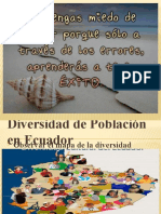 Diversidad de Poblacion Del Ecuador