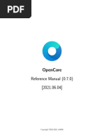 Reference Manual (0.7.0) (2021.06.04) : Opencore