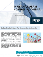 Badan Usaha Dalam Perekonomian Indonesia