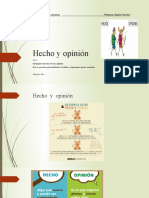 Hecho y Opinión