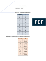 Taller #2 Química