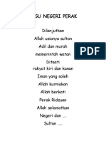 Lirik Lagu Setia - DEMI NEGARA YANG TERCINTA | PDF