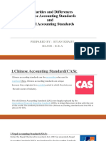 Similarities and Differences Between CAS and NAS