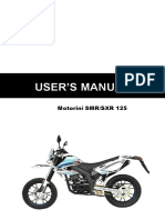Motorini SMR/SXR 125 User's Manual