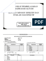 RINCIAN EFEKTIF B. Arab MA Kelas XI, 1-2