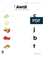 PDF - WS - Huruf Awal Ver 5 - Sayur Dan Dapur - in