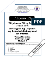 Filipino 12 q1 Mod3 Tech Voc