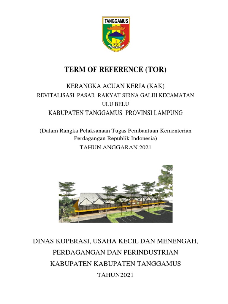 Revitalisasi Pasar Rakyat Sirna Galih | PDF