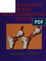 Biomechanics in The Musculoskeletal System by Manohar Panjabi Augustus