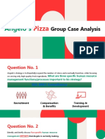Angelo's Pizza Group Case Analysis