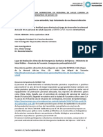 Protocolo Profilaxis Con Ivermectina en Pers Salud IVERM TUC