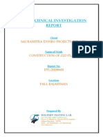 GEOTECH REPORT TITLE