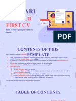 Preparing Your First CV by Slidesgo