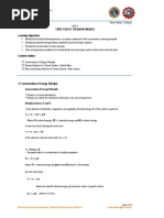 ME 211 Unit 3 - A Study Guide On Introduction To Engineering Thermodynamics 1