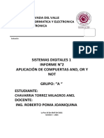 Informe de Laboratorio 4 Aplicacion de Compuertas