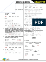 1er Simulacro de Ciencias - Con Claves