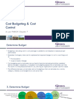 E Learning Cost Budgeting PMBOK