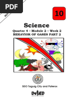 Science: Quarter 4 - Module 2 - Week 2 Behavior of Gases Part 2