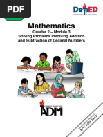 Math5 Q2 M3 Solving Problems Involving Addition