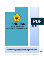 Panduan Penulisan Proposal Dan Laporan Akhir Penelitian 2021