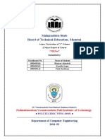 Maharashtra State Board of Technical Education, Mumbai: Padmabhooshan Vasantraodada Patil Institute of Technology