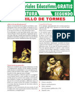 2.° Secundaria - Literatura - La Novela Picaresca. Lazarillo de Tormes (Material)