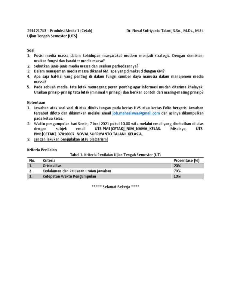 Soal Uts Produksi Media 1 Cetak Pdf