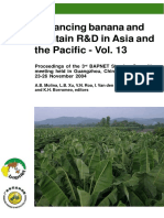 Advancing Banana and Plantain R&D in Asia and The Pacific - Vol. 13