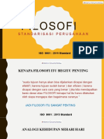 Part #1 Filosofi Standarisasi Perusahaan