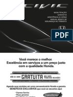 Civic 2014 - Manual de Manutenção e Garantia