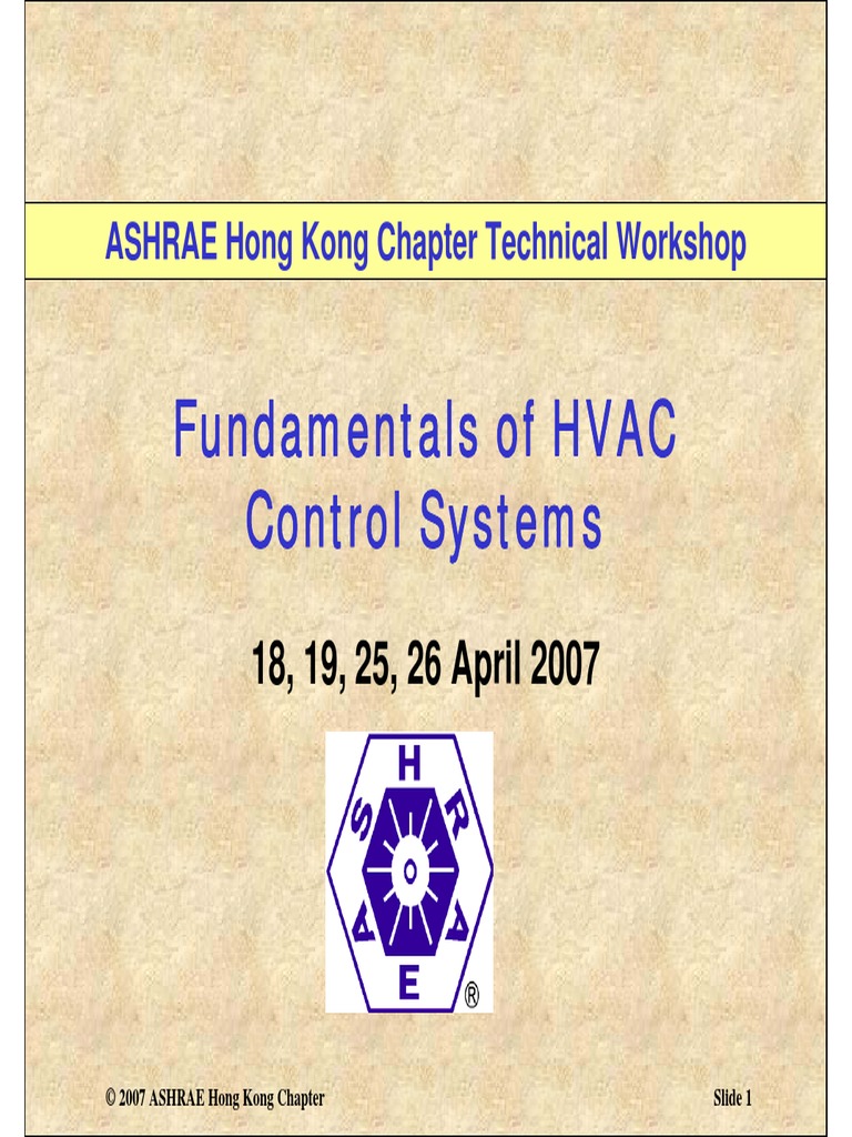 Fundamentals of HVAC Control Systems | PDF