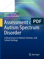 Assessment Autism Spectrum Disorders