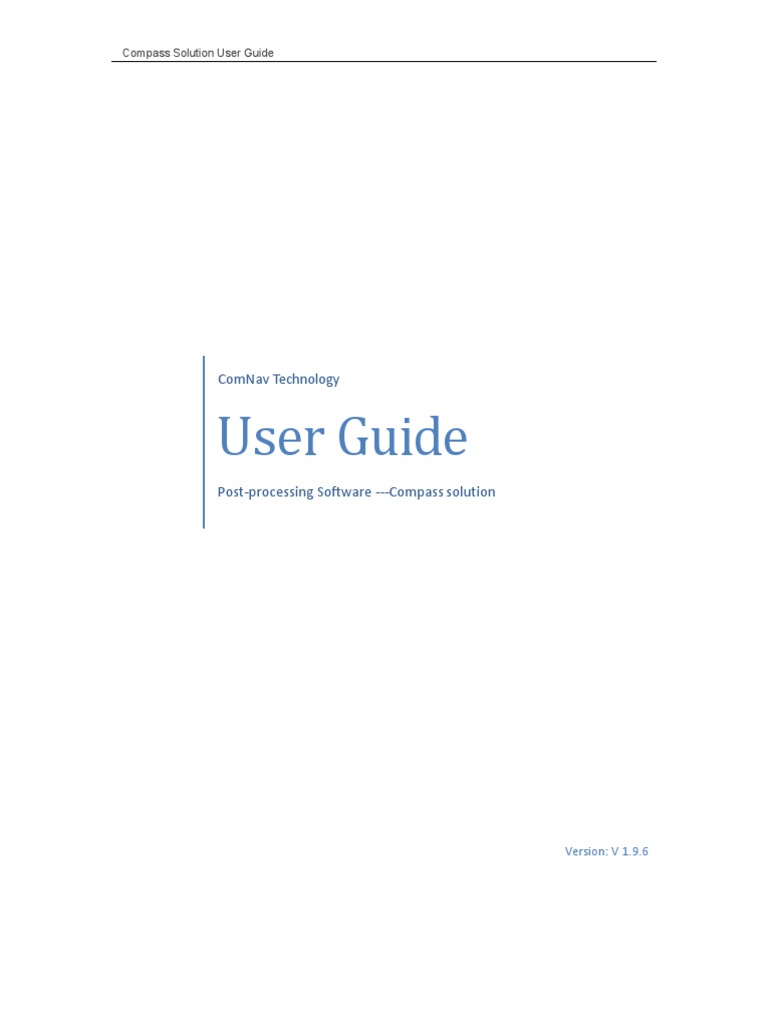 Compass Solution Software Guide | PDF | Computing | Software