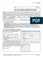 CONF - 08 Personnaliser Les Écrans (Données de Base)