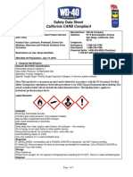 MSDS- WD 40