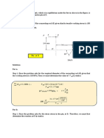 Example 1a-9. The Bell Crank, Which Is in Equilibrium Under The Forces Shown in The Figure, Is