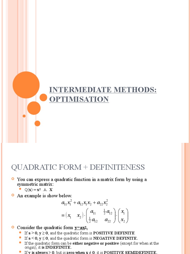 Bordered Hessian in Constrained Optimization | PDF | Mathematical ...