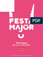 Programa de La Festa Major de Terrassa 2021