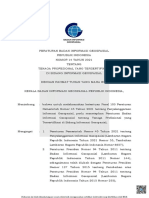 Peraturan Badan Informasi Geospasial Republik Indonesia Nomor 14 Tahun 2021 Tentang Tenaga Profesional Yang Tersertifikasi Di Bidang Informasi Geospasial