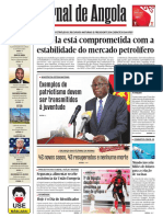 Angola comprometida com estabilidade do mercado petrolífero