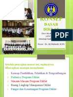 Konsep Dasar Pendidikan Dan Latihan