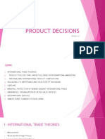 Product Decisions