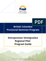 BC PNP EI Regional Pilot Program Guide