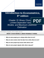Introduction To Econometrics, 5 Edition