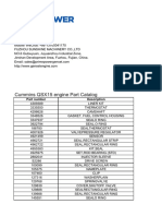 Cummins QSX15 engine Part Catalog