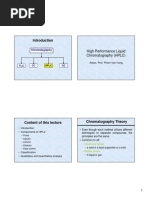 High Performance Liquid Chromatography (HPLC)