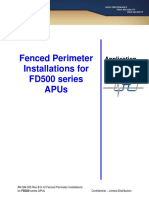 AN-SM-035 Fenced Perimeter Installations - FD500 Series Rev B 9-12