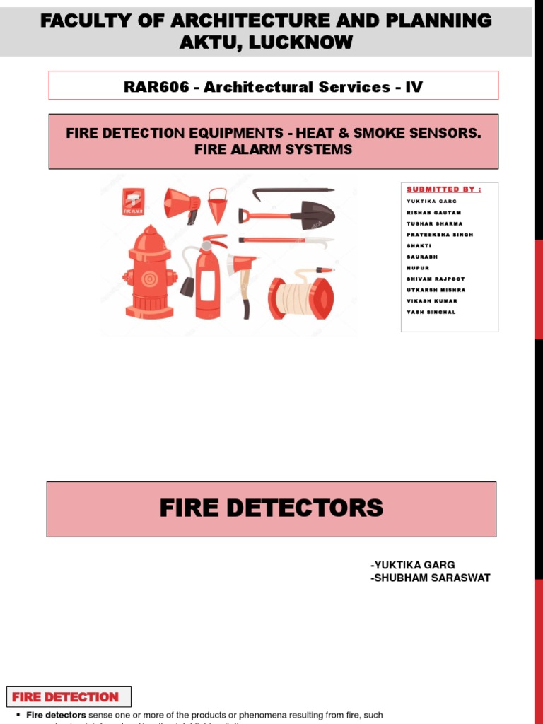 Fire Detection Equipment Overview | PDF | Smoke | Nature